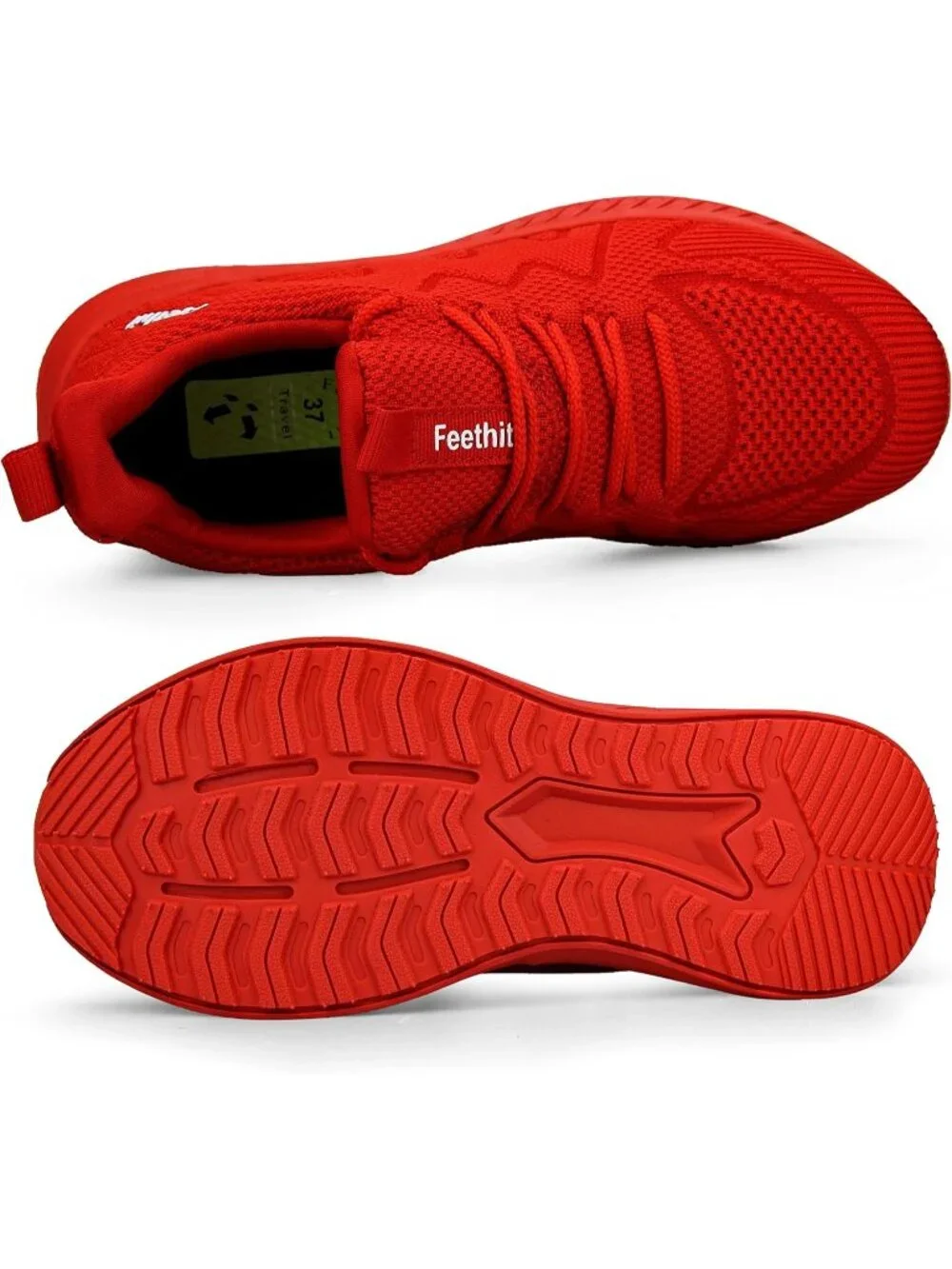 🆕Women's Dark Red Running Shoes Non Slip Gym Tennis Walking Workout Sneakers